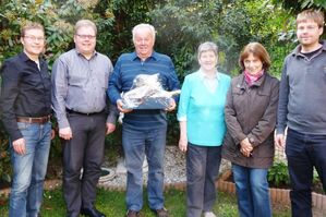 Dei SPD Sandhausen gratuliert Günter Köhler zum 75. Geburtstag