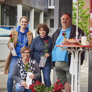 Xenia Rösch, Anja Blum, Inge Maaßberg und Konstantinos Kasimatis